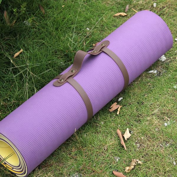 Bærestrop til tæppe Yogamåtte strop SORT Black