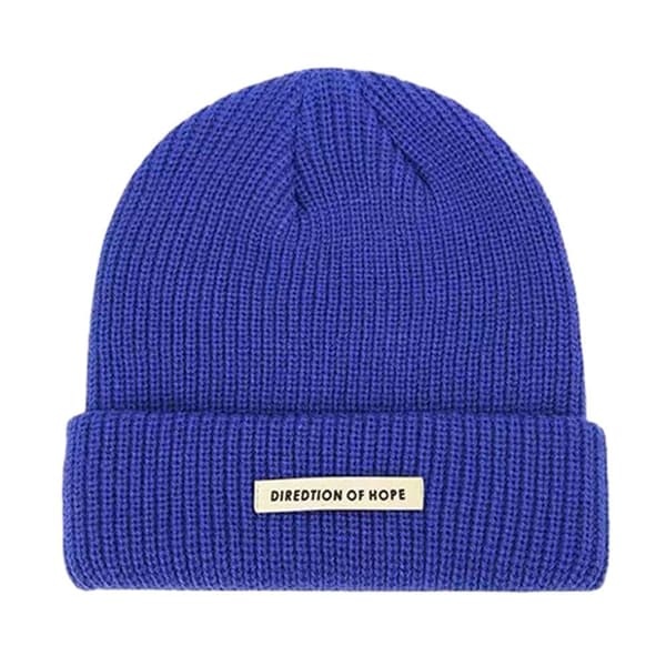 Strikkede Beanies Vinter Høst Luer HVIT White