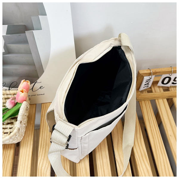 Star Pattern Messenger Bag Casual Skuldertaske SORT Black