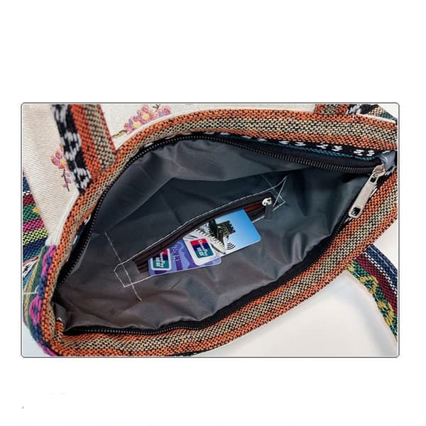 Canvas Handväska Broderi Väska 2 2 2