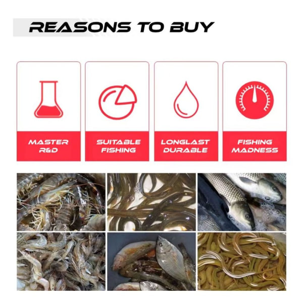 Fiskbete för fiskenät Fiskebeten Korn Fiskattraktion