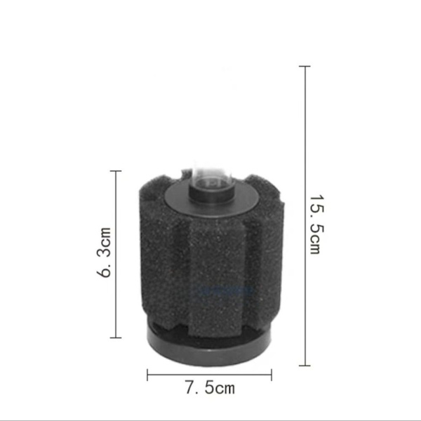 Luftdriven Svampfilter Akvarium Luftpump Skummare 05 05 05