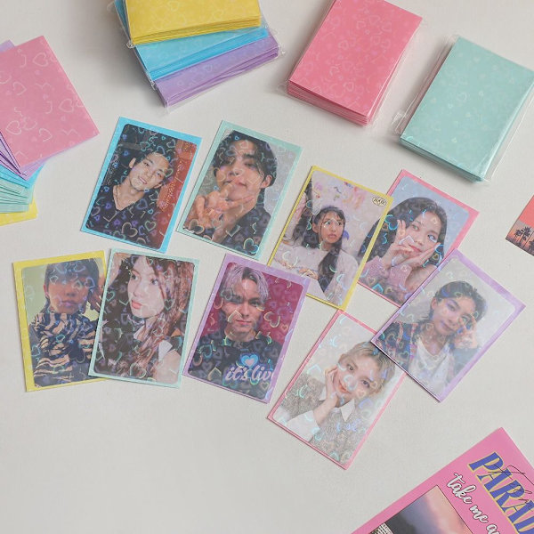 20st/Pack Kort Case Förvaringsväska LILA LILA purple