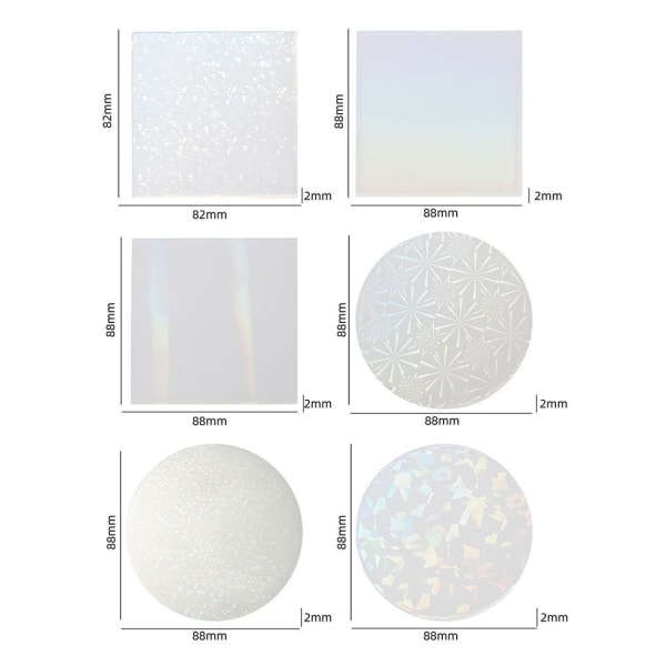 Holografisk inläggning Form Epoxihartsgjutning Holografisk