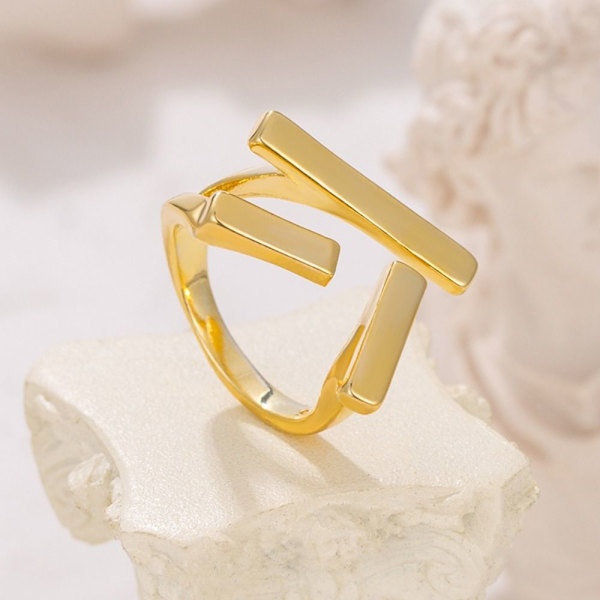 Öppen Ring Justerbar Ring GULD gold