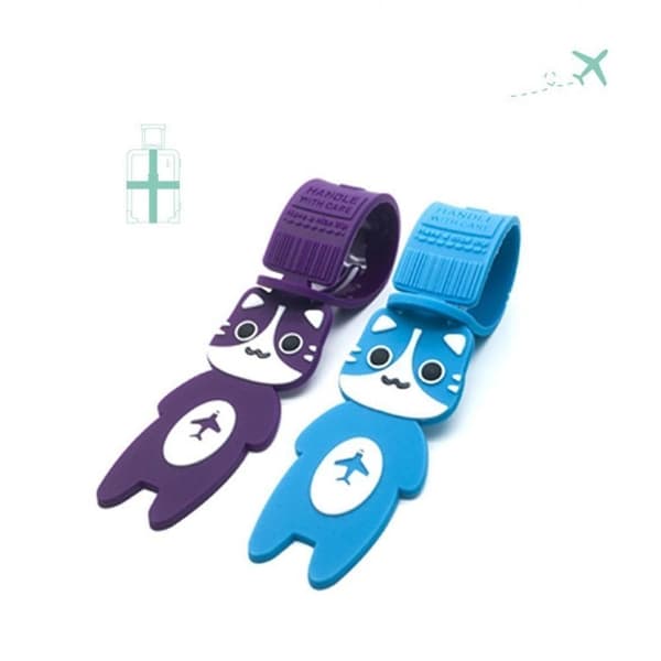Reisebagasjelapp BLÅ Blue