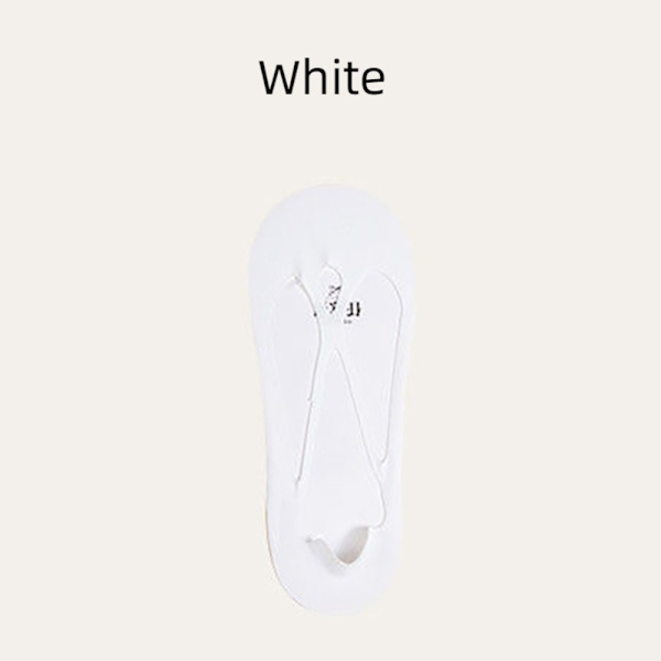 Bådstrømper Is Silkesokker HVID white