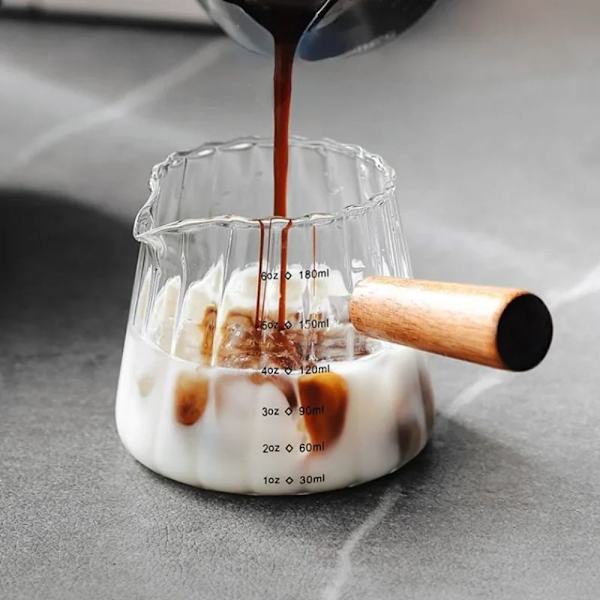 Kaffeekstraktionskop Italiensk Espresso Oz Kop SORT Black
