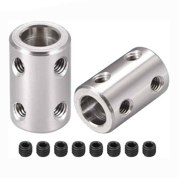 2 stk Stiv akselkobling med settskrue 8-10MM 8-10mm