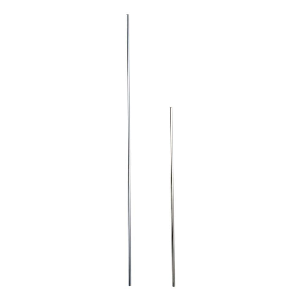 5 kpl kiinteää pyöreää tangoa, lineaarinen liikeakseli 150 mm 150mm