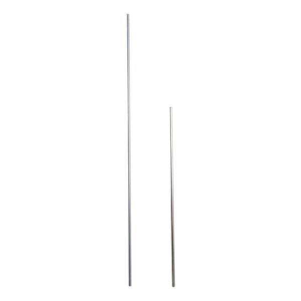 5 stk. solid rund stang lineær bevegelsesskaft 200 mm 200mm