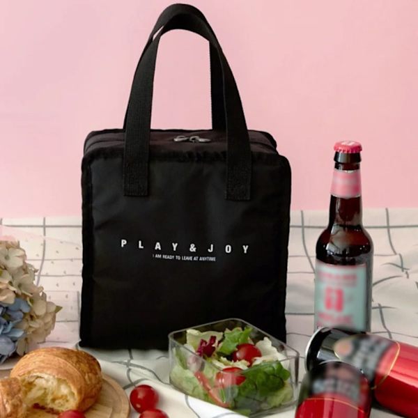 Isolerad Thermal Pouch Stripe Lunchpåse AA A