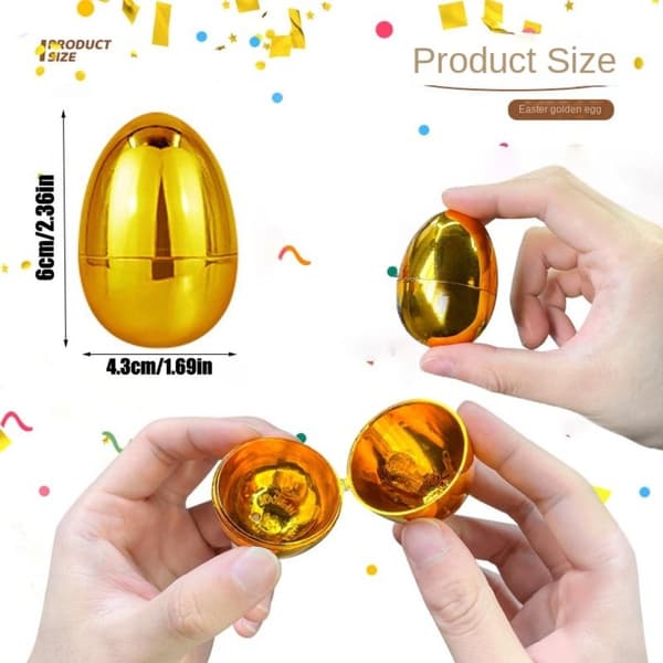 Påskeegg Fyllbart Eggeskall 12 STK 12 STK 12pcs