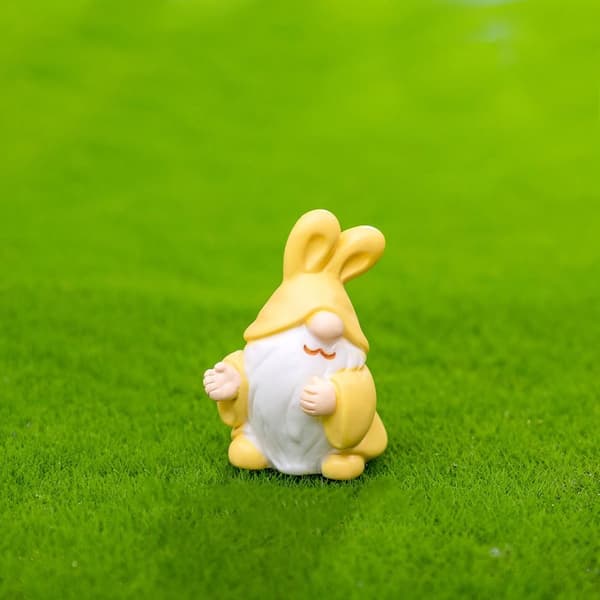 Mini Påskdvärgar Figurin Miniatyr Prydnadssaker 3 3 3