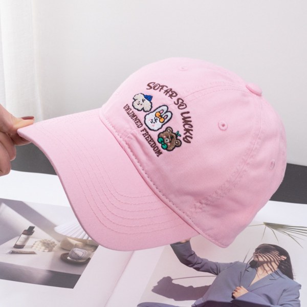 Monivärinen hattu naisten cap MUSTA black
