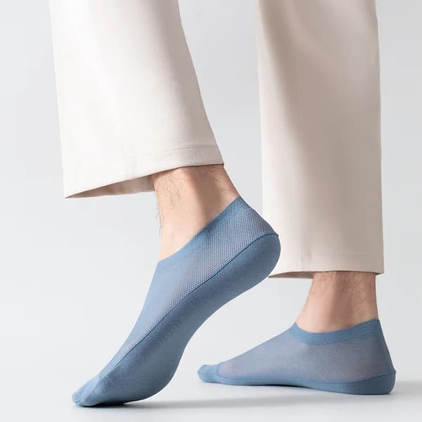 2 par båtsokker korte sokker BLÅ blue