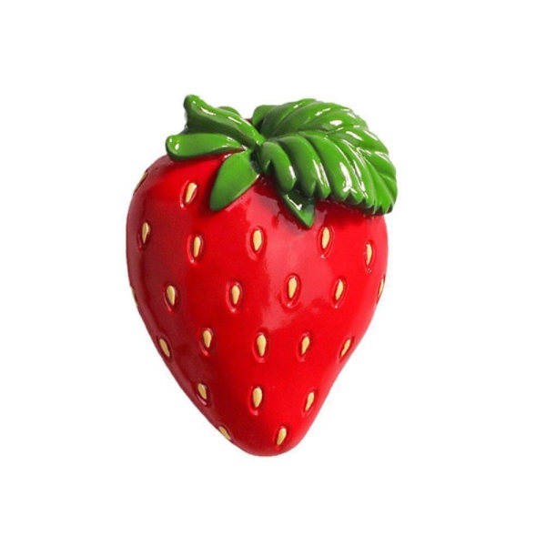 Kylskåpsmagneter med simuleringsfrukt Strawberries