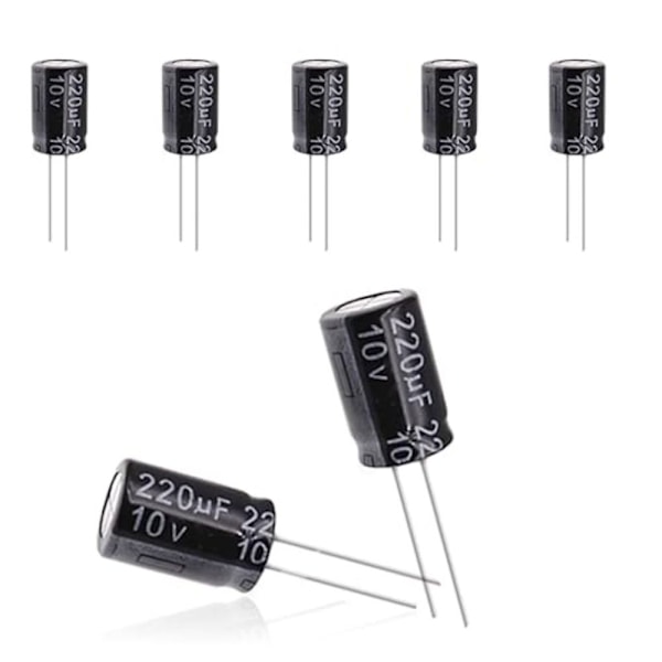 Polariserad elektrolytisk kondensator Elektrolytisk kondensator 30 st 30pcs
