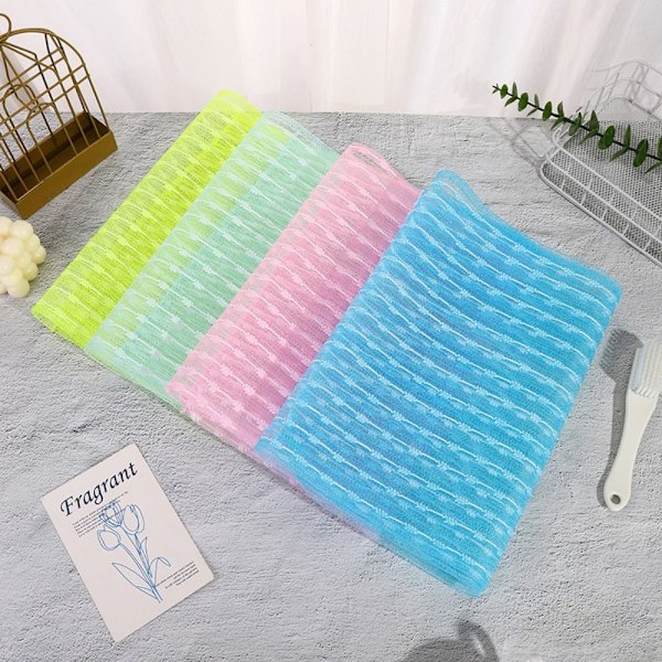 Langt badehåndkle Body Wash Cloth GUL 1 1 yellow 1-1