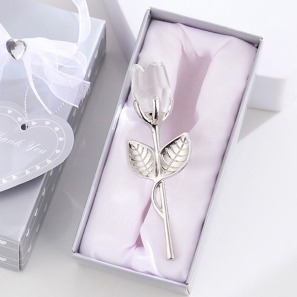 Krystallrose Ornament Hjem Dekorasjon Ornament A A A