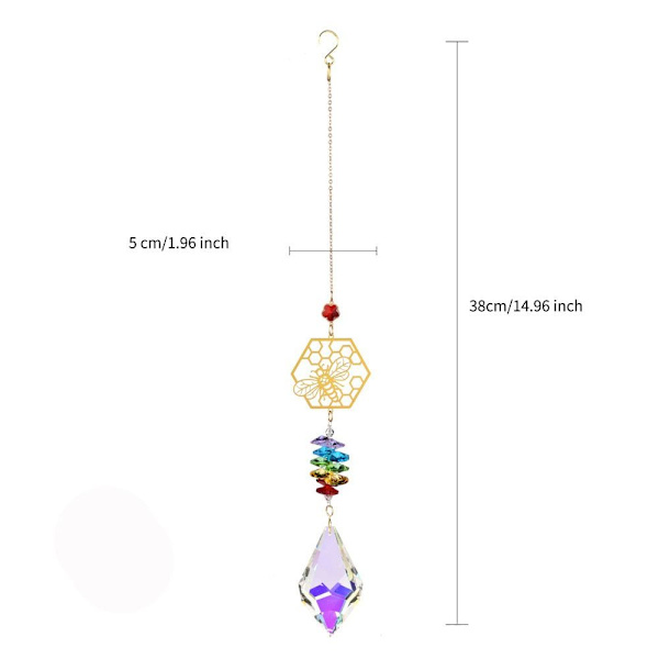 Sun Catcher Wind Chime BEE BEE bee