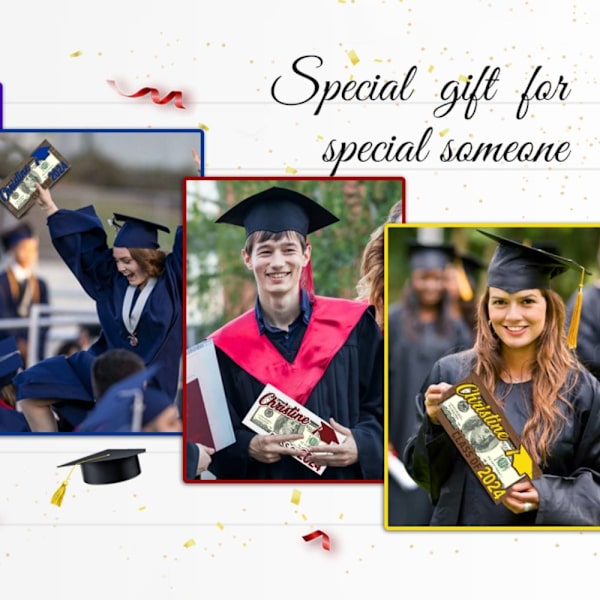 Graduation Money Holders Graduation Card LILLA purple