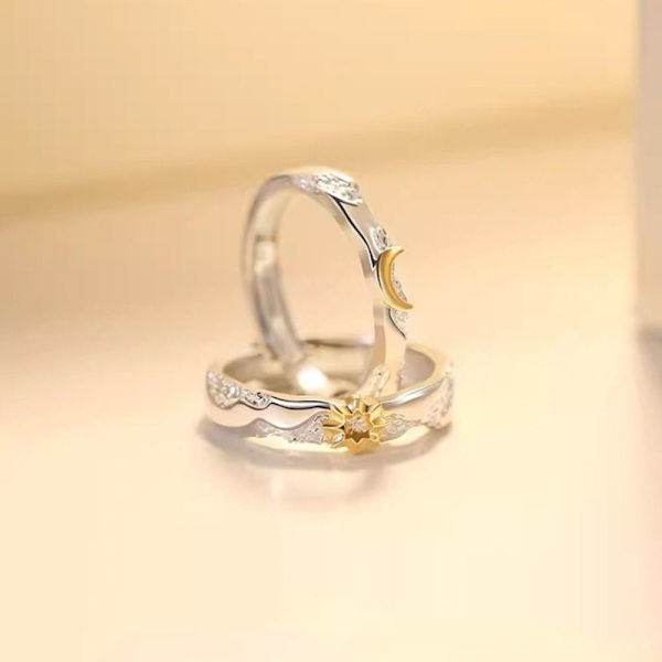 Couple Rings Hopeoitu Sormuspari A PAIR A PAIR a pair