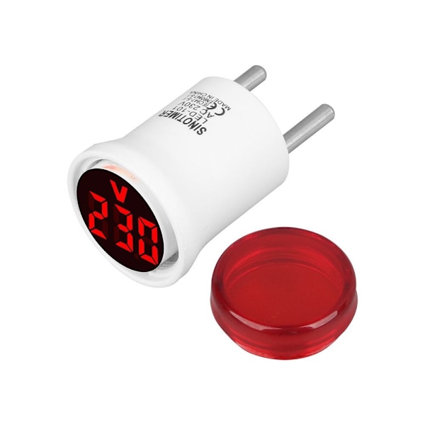 Rund Voltmeter Spänningsmätningsmonitor 5 5 5