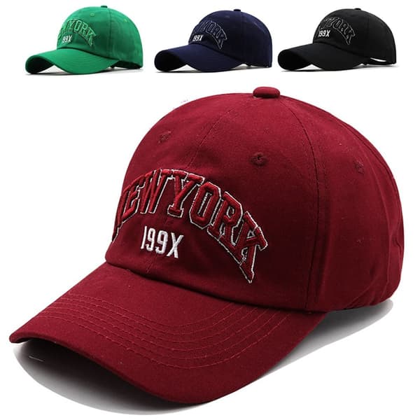 Bokstavsbroderade basebollkepsar Snapback-kepsar Marinblå navy