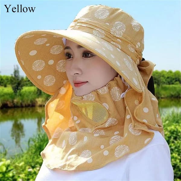 Solhat Solbeskyttelse GUL yellow
