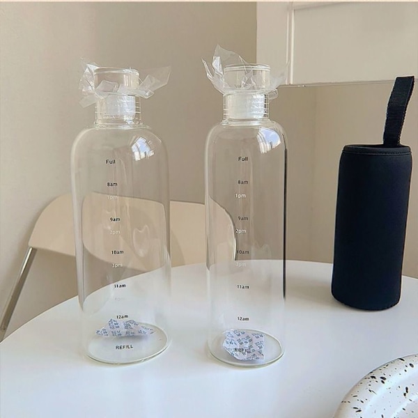 Vesipullo Time Scale juomakuppi läpinäkyvä 750ml 750ml transparent 750ml-750ml