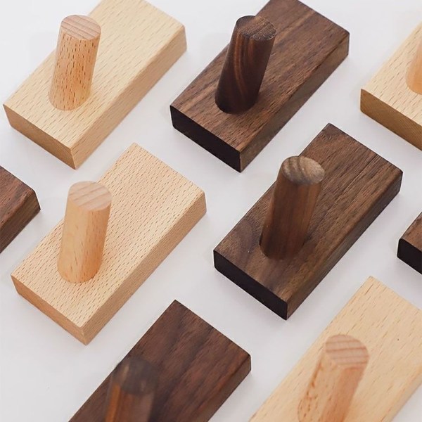 Väggkrok Handdukshängare VALNÖT VALNÖT Walnut