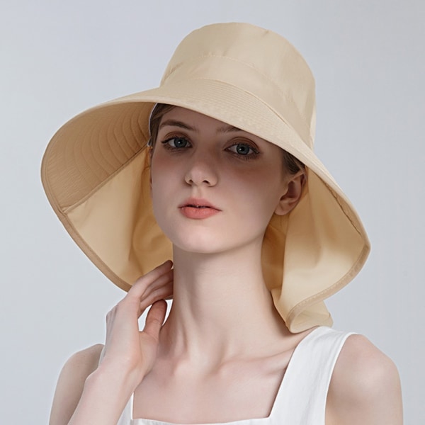 Beach Visir Hestehale Cap Sommer Solhat til Damer BEIGE beige