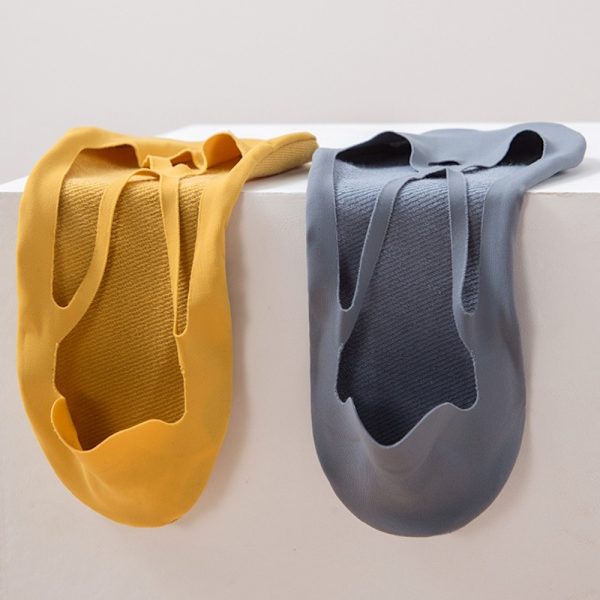 Boat Socks Ice Silk Socks KELTAINEN yellow
