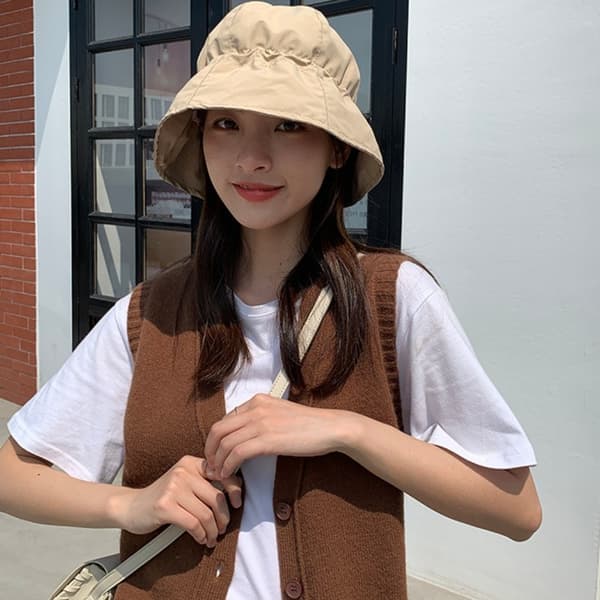 Bucket Hat Snøre Basin Hatte SORT black