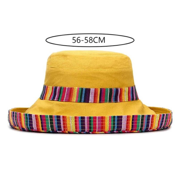 Bøttehatt Sun Caps GUL yellow