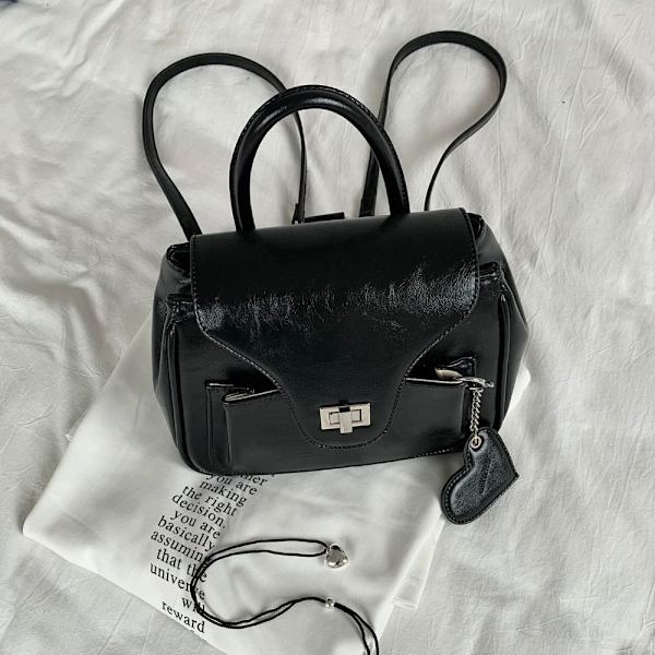 Kvinder Rygsæk Mini Håndtasker SORT black