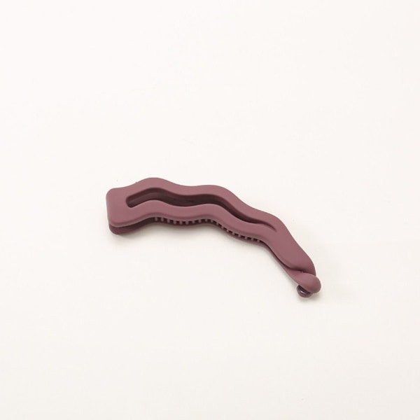 Bananhårklämmor Hästsvansbullehållare LILA Purple