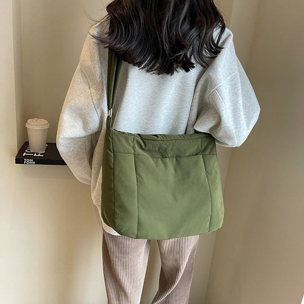Kangaskassi Messenger-olkalaukku KHAKI khaki