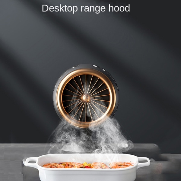 Desktop Emhætte Rygemaskine Køkken Udstødningsventilator