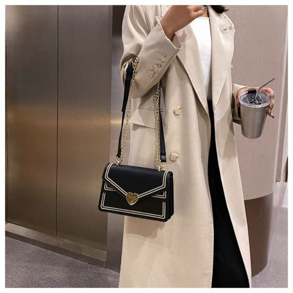 Messengerbag Skulderveske HVIT white
