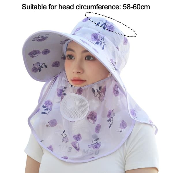 Solhat Strand Fiskerhat LILLA purple