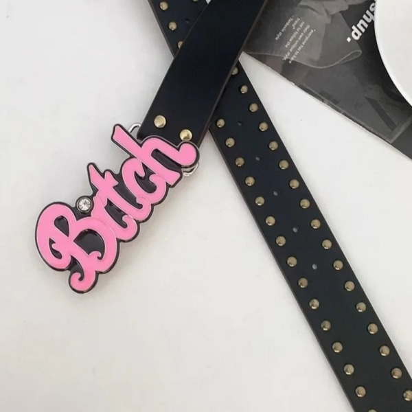 Hip Hop Punk vyö Retro Fashion vyö leveä reuna vyö