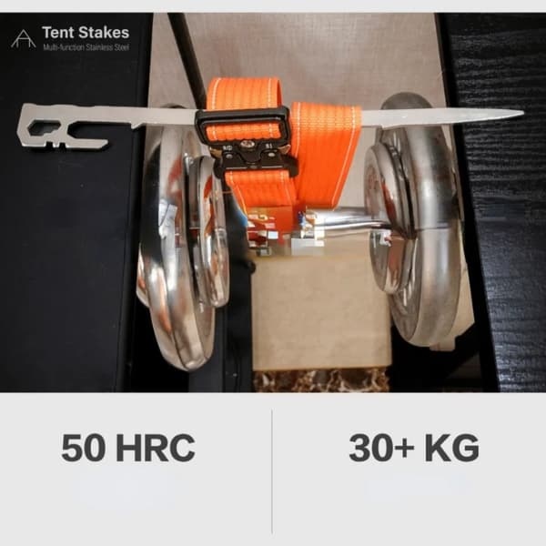 1/6 stk Campingteltplugger Baldakinteltplugger 28CM-1STK 28CM-1STK 28cm-1pcs