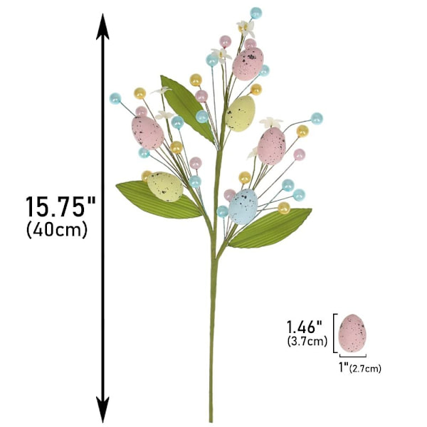 Påskblomma plocka påskägg kvistgrenar Konstgjord påsk