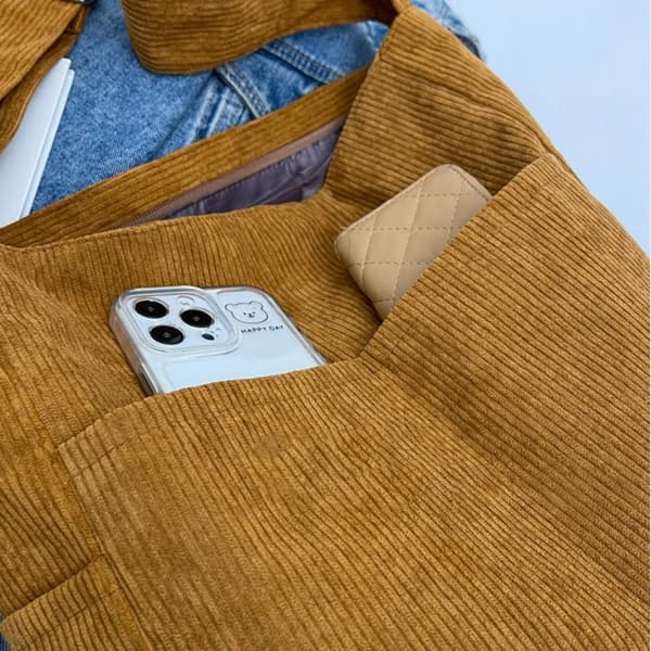 Dame skuldertaske mulepose BRUN brown