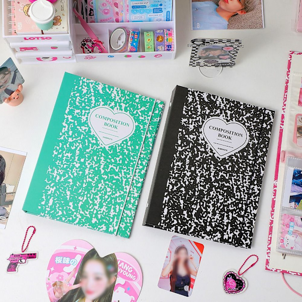 A5 Binder Bog Foto Album SORT SORT Black