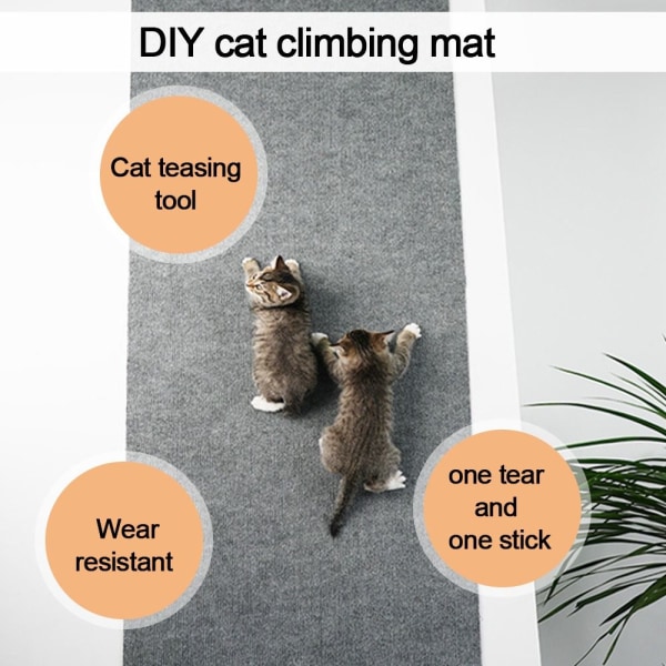 Cat Scratch Protect Matta Cat Scratching Board LJUSGRÅ light grey