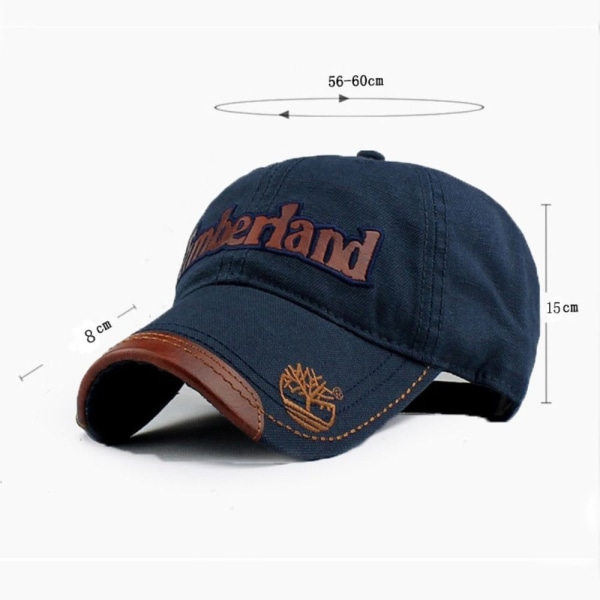 Kirjekirjonta Baseball-lippikset Cap NAVY BLUE navy blue
