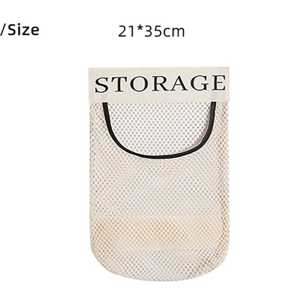 Mesh Matkassehållare Sopsäckar Dispenser Organizer